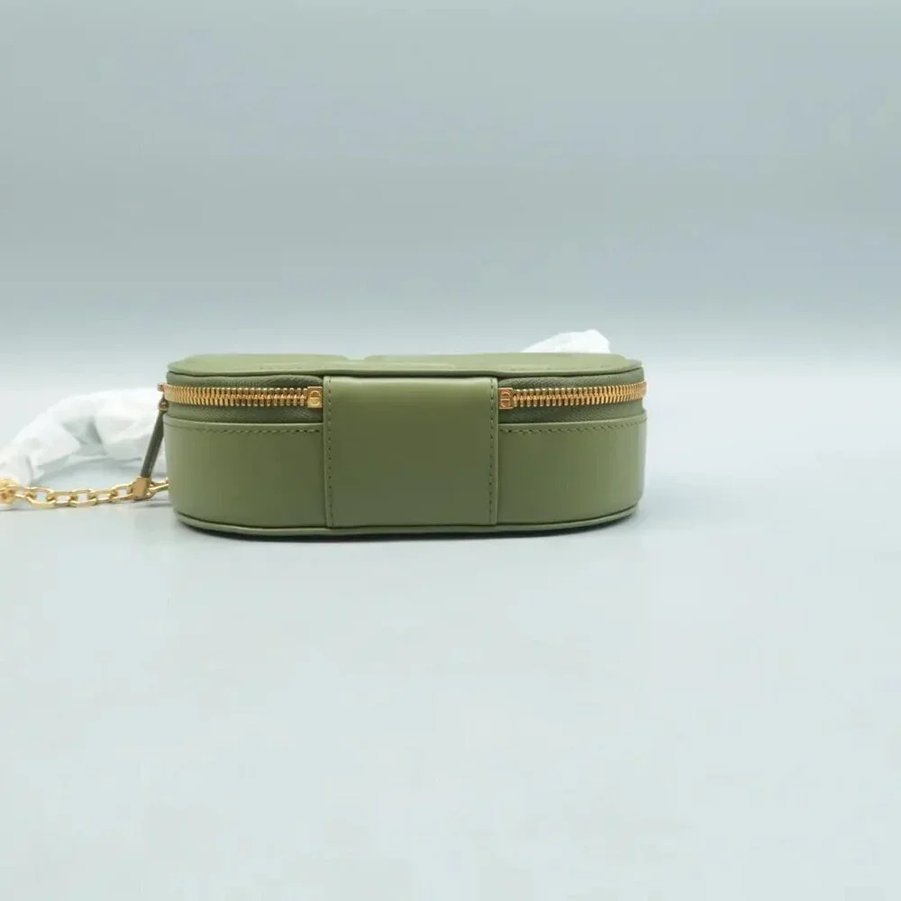 100% Authentic Dior CD Signature Green Leather Shoulder Bag 1915-08824 - Picture 6 of 12